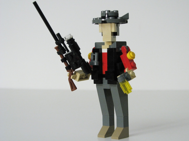 Illustration for article titled These TF2 LEGO Figures are so Small! They are Funny to me!